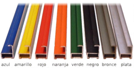 Color del aluminio